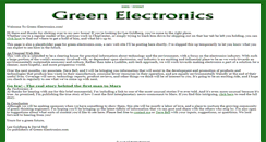 Desktop Screenshot of green-electronics.com