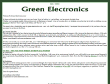 Tablet Screenshot of green-electronics.com